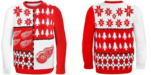 Detroit Red Wings Men's NHL Ugly Sweater-1 - Click Image to Close